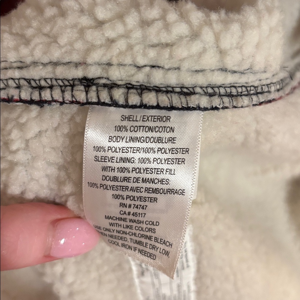 Fleece Lined Flannel Button Up - image 4